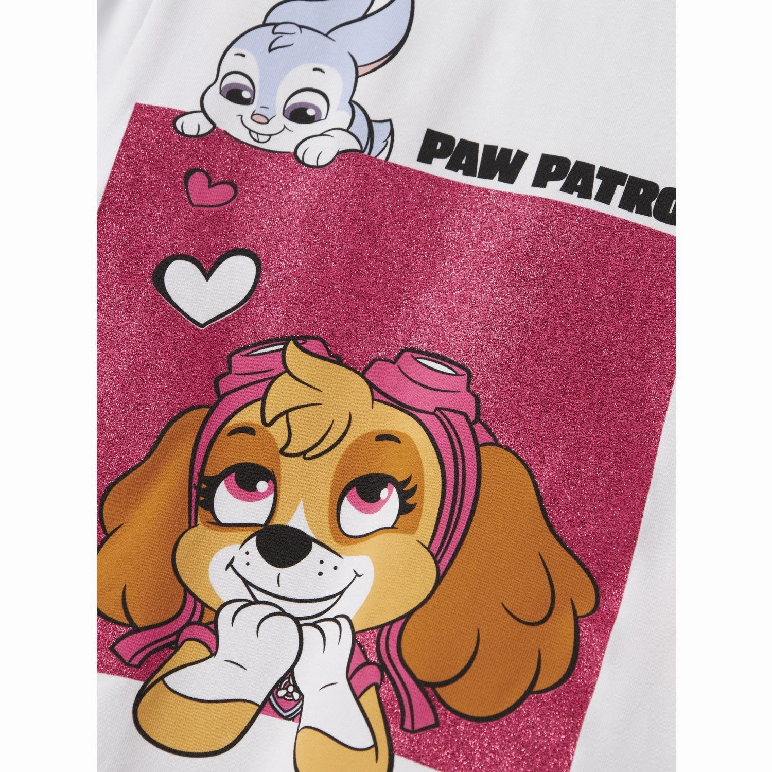 Name It Bright White Nmfjoana Paw Ls Top Box Noos Cplg All Purpose Weave Design UV Protection