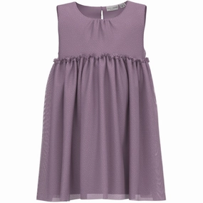 Sheer-Overlay Smooth Outline Name it Lavender Mist Vaboss Glitter Spencer Dress