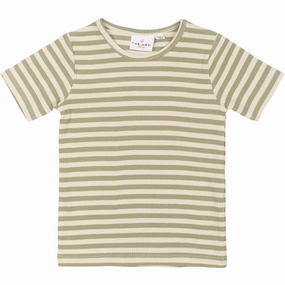 SunProtectionFabric THE NEW Siblings Tea Striped Fro Uni T-Shirt