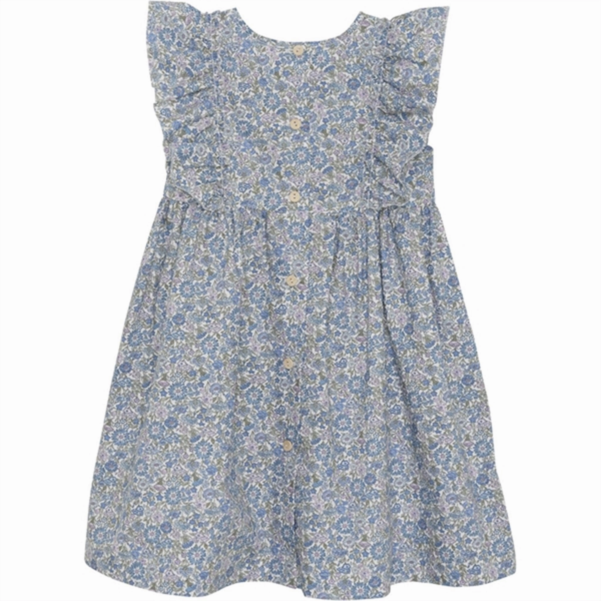Huttelihut Liberty Fabric May Field Dress cut out