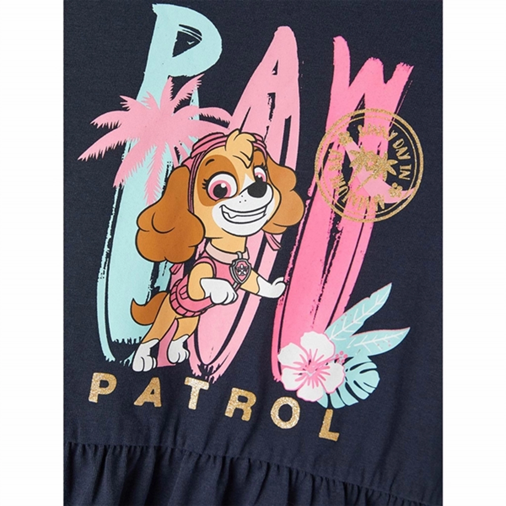 Elastic-Waist Everyday Use Name it Dark Sapphire Milli Paw Patrol Dress