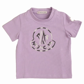 Moncler T-Shirt Lilac Ultra Soft Blended Textile