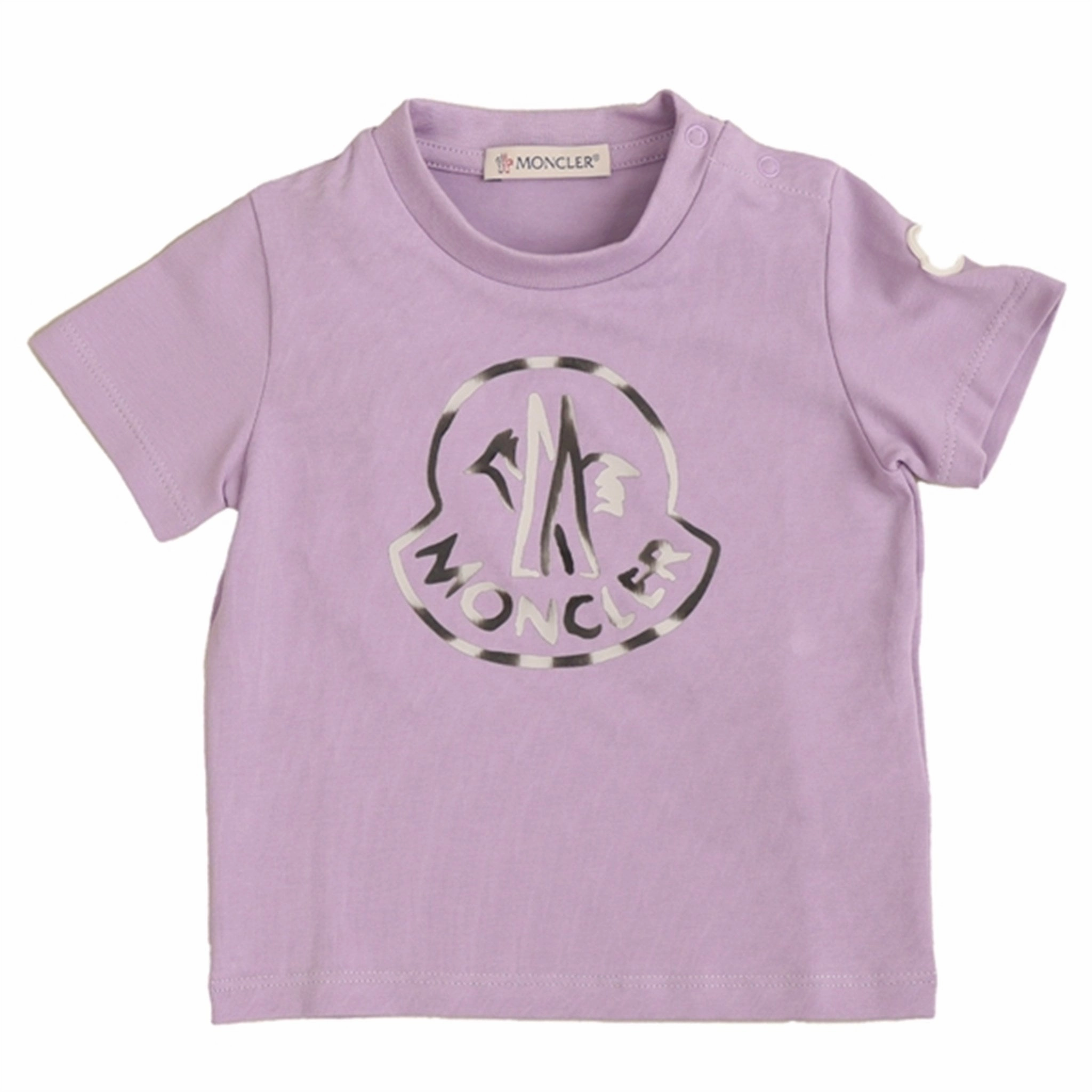 Moncler T-Shirt Lilac Minimal Comfort Wear Business Meeting