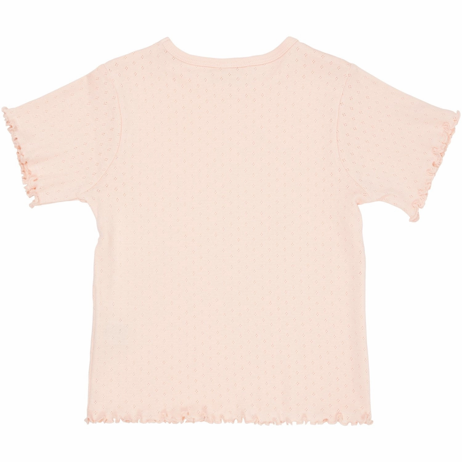 COPENHAGEN COLORS Dusty Rose Summer Pointelle T-Shirt Ss EasyCareFabric