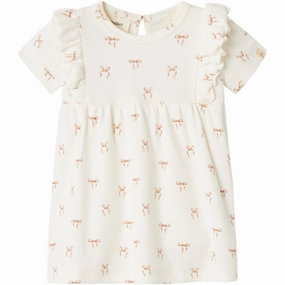 Lil'Atelier Coconut Milk Gavo Ene Loose Body Dress Vintage-Inspired Walk Easy