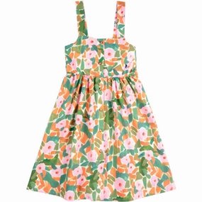 Effortless Elegance Bobo Choses Multicolor Floral Strap Dress