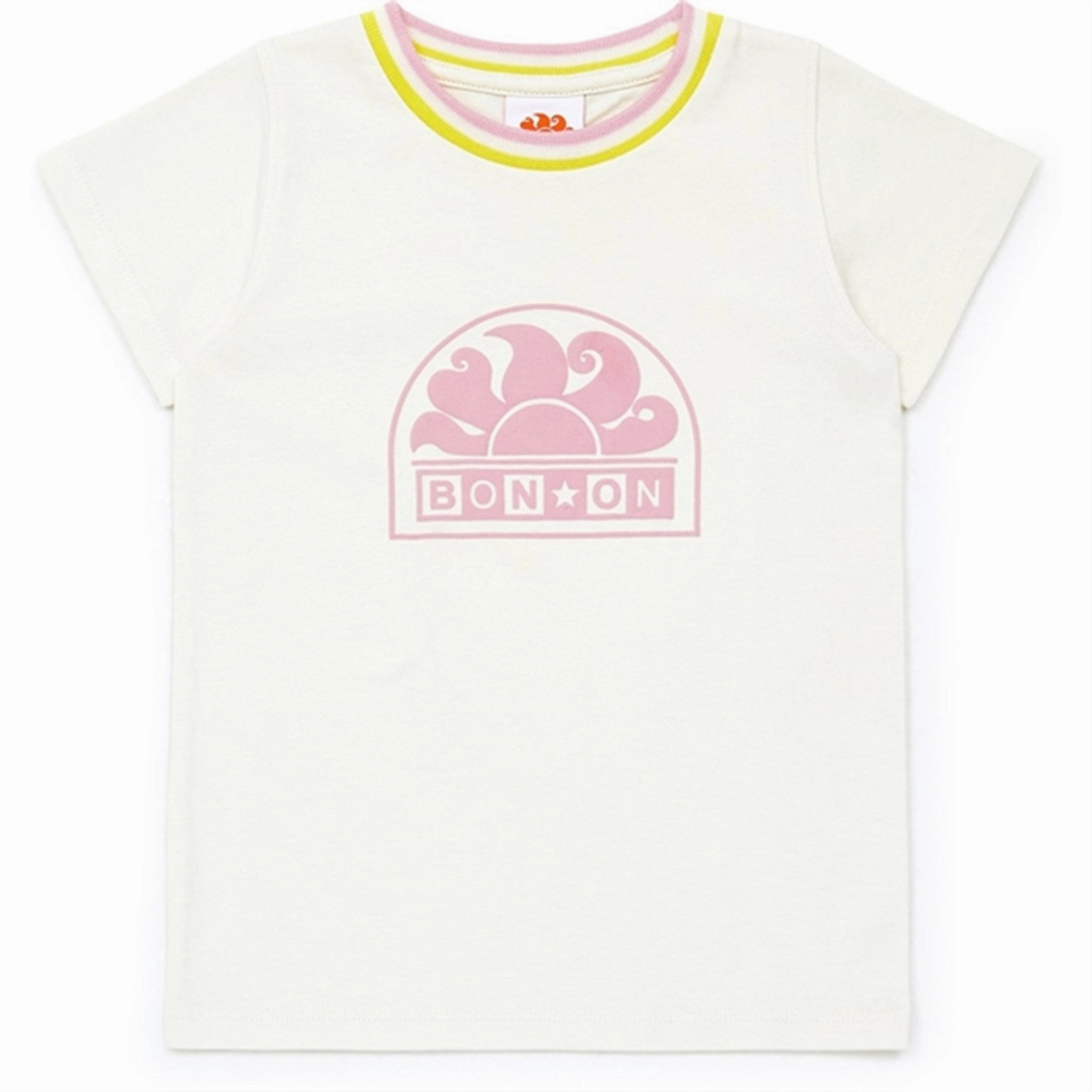 BONTON Creme Bonton T-Shirt Scoop neck