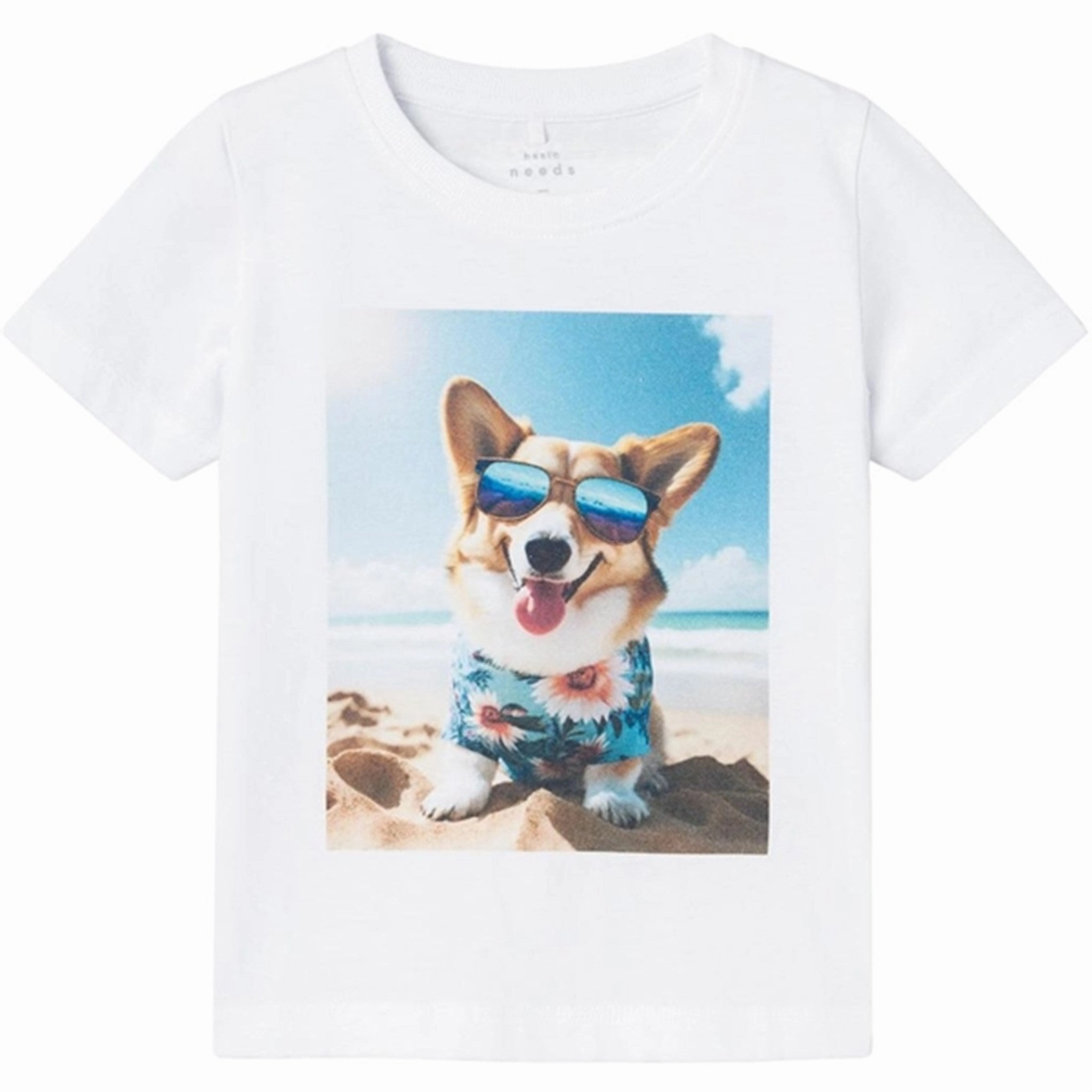 Name it Bright White Voto T-Shirt Anti Static Treatment