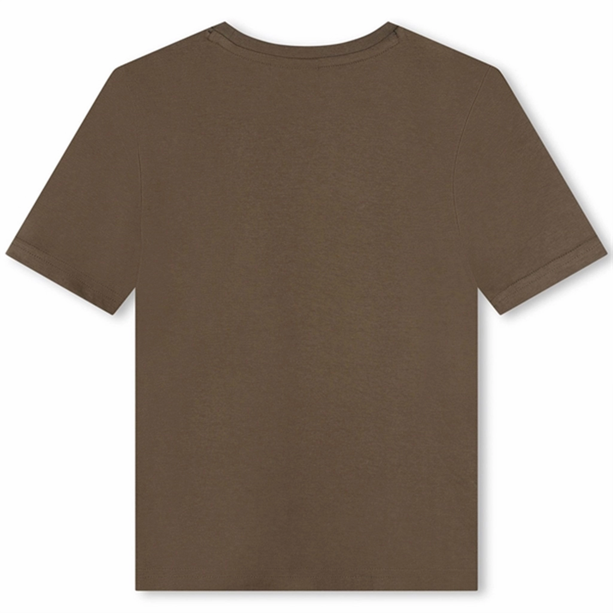 Hugo Boss Brown T-shirt DurableStitching Chill Comfort Look