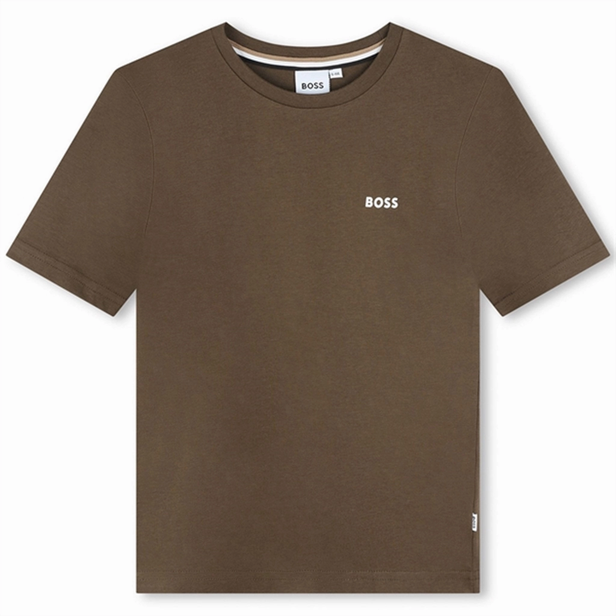 Hugo Boss Brown T-shirt BiodegradableMaterial MoistureWicking