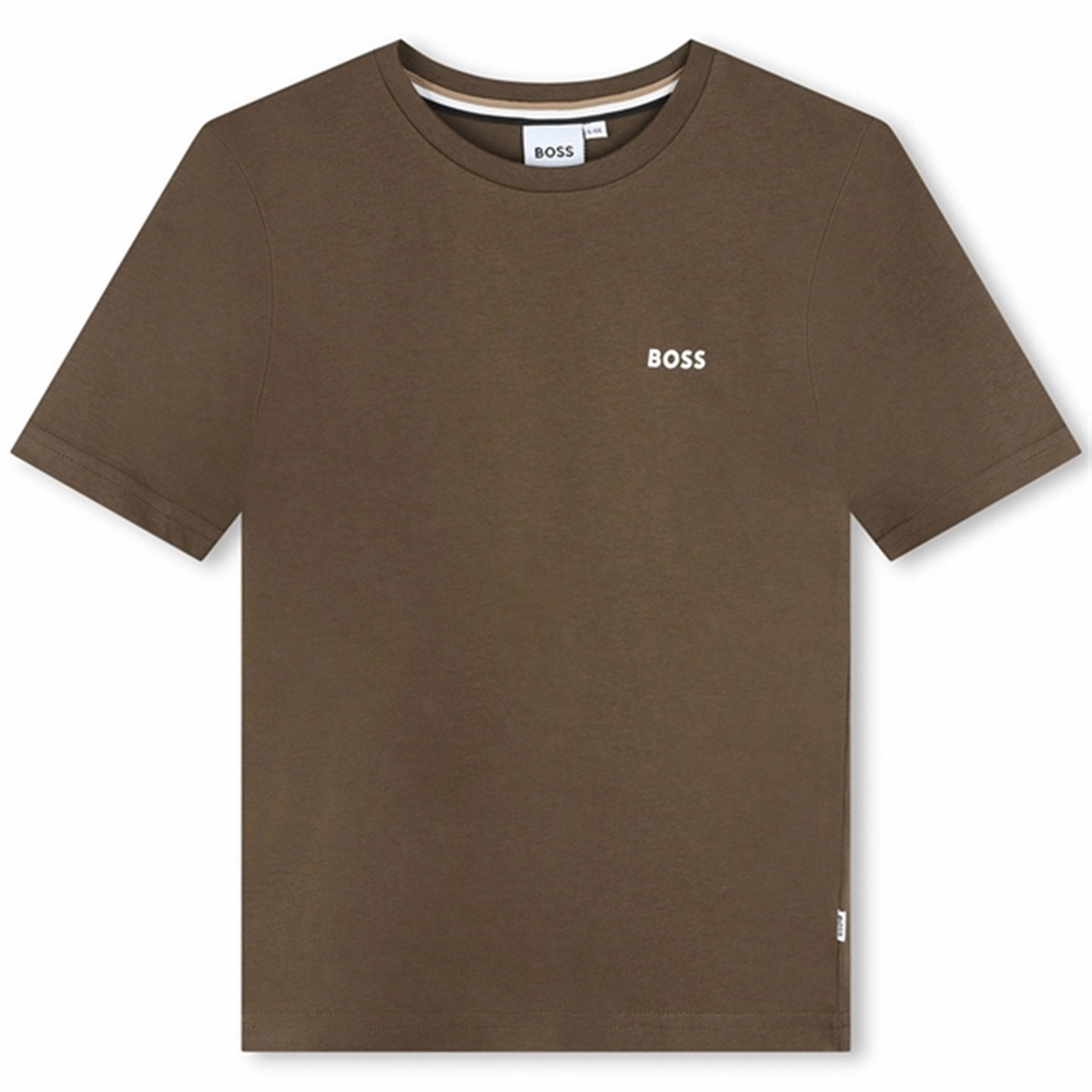 Hugo Boss Brown T-shirt Sporty Look Zero Waste Production