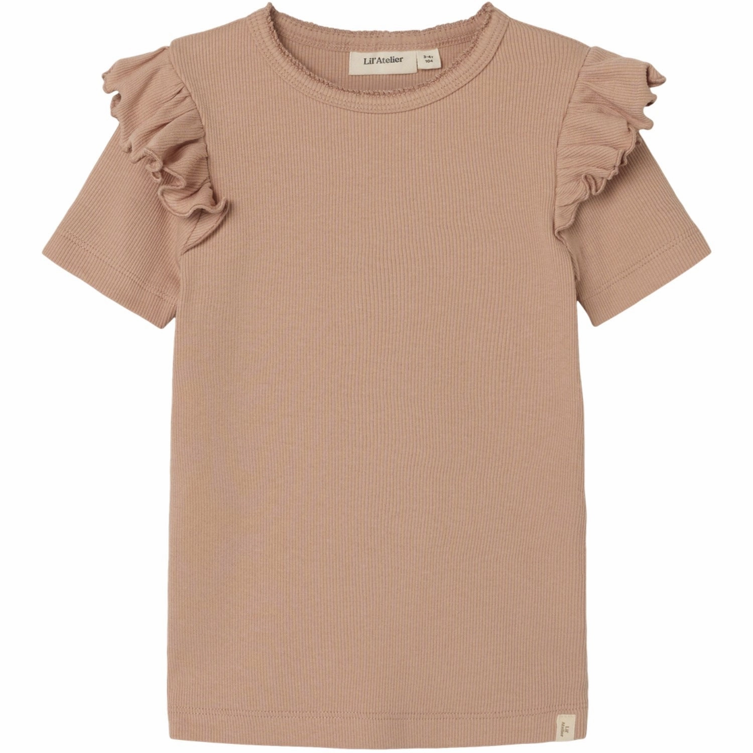 Lil'Atelier Mahochany Rose Gago Kuo Slim Top Comfort Style Active Fashion
