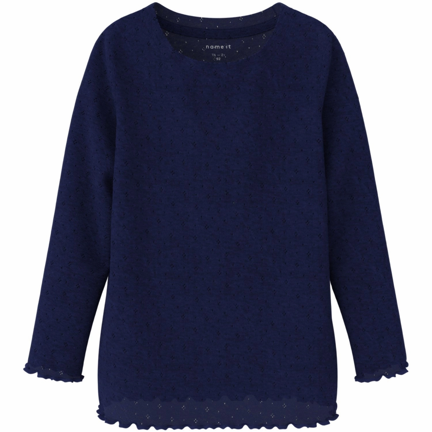 Name It Beacon Blue Nimisa Slim Blouse Versatile use Anti Static Finish