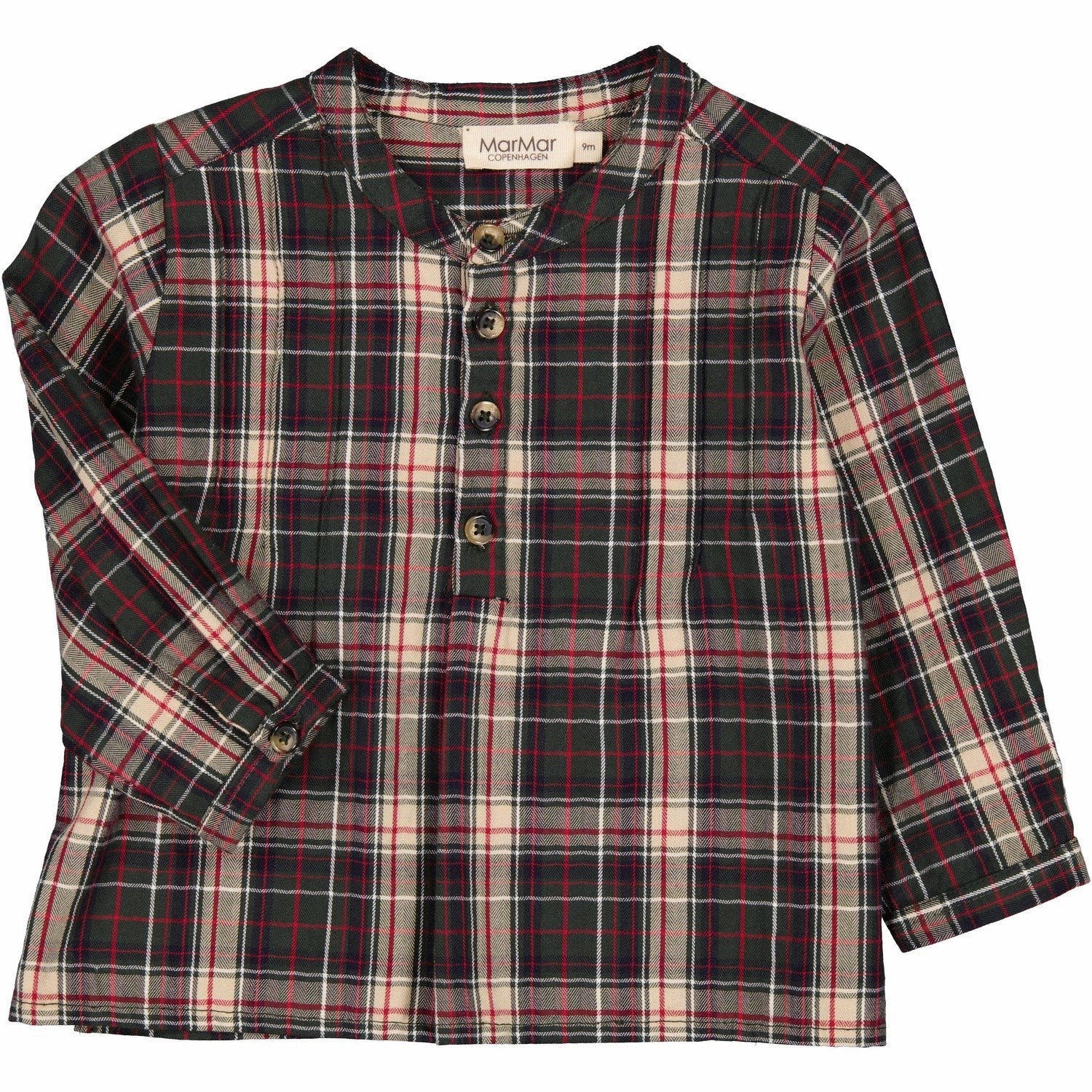 MarMar Check Pine Check Totoro Shirt Youthful Vibe