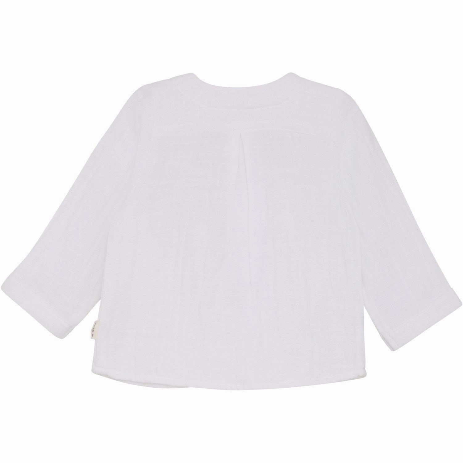Minymo Bright White Shirt Year-Round Wear Non Irritating Tags