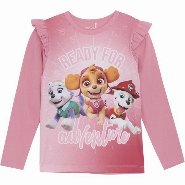 Minymo Morning Glory Blouse Tagless Labeling Slim Silhouette