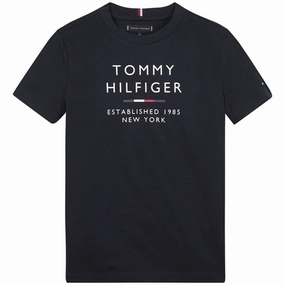 Tommy Hilfiger Logo T-Shirt Desert Sky Sporty Vibe