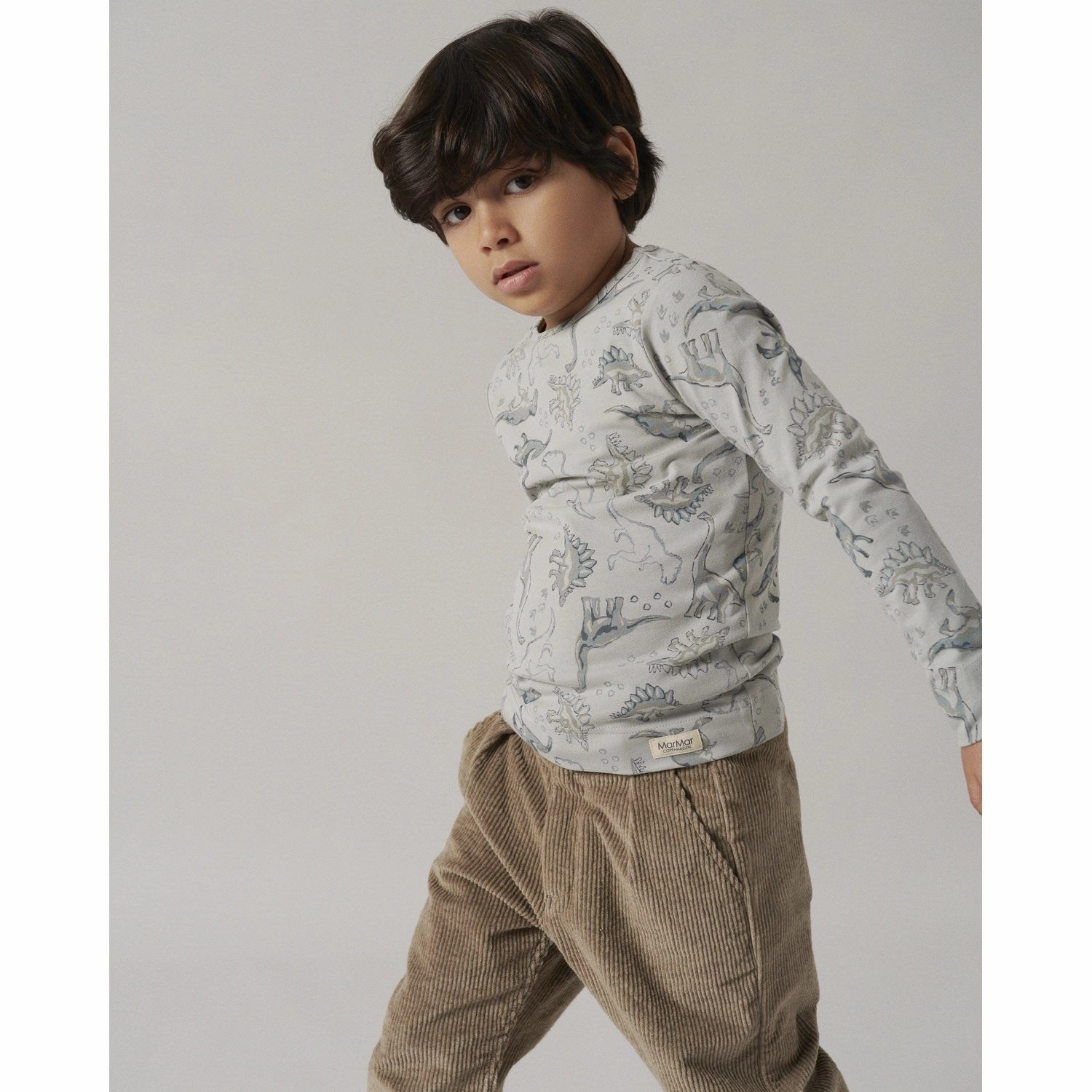 Timeless elegance Snug feel MarMar Jersey Print Dinosaurs Teller Blouse