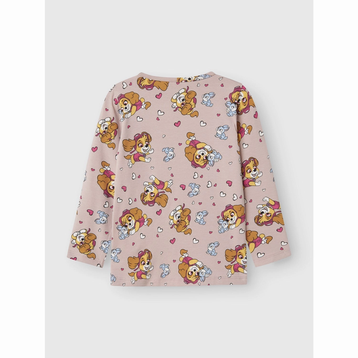 Name It Burnished Lilac Nmfjiddi Paw Ls Top Cplg Reinforced Hems