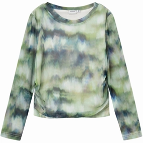 Striped Pattern Name It Lily Pad Osejle Short Blouse