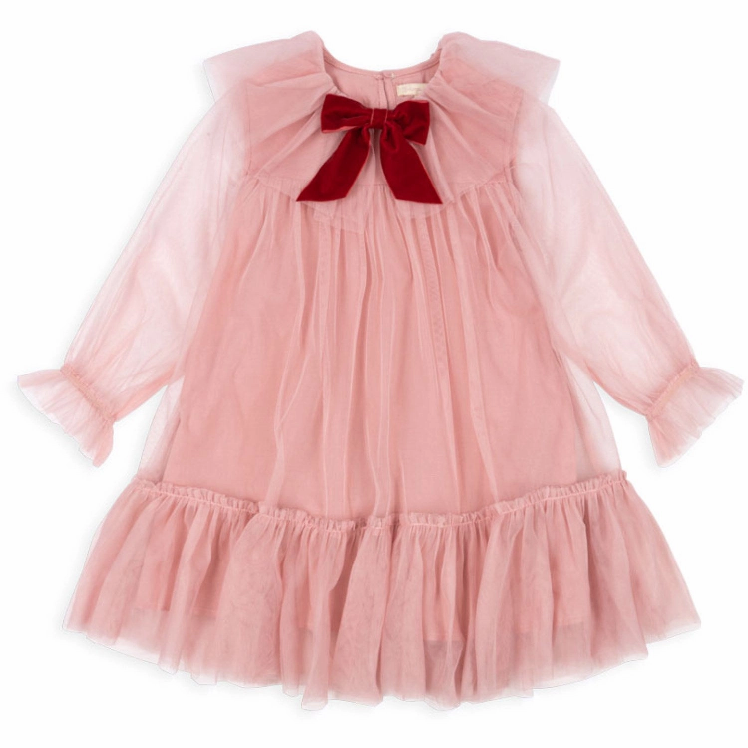 Texture Soft Konges Sl?jd Mellow Rose Bow Dress