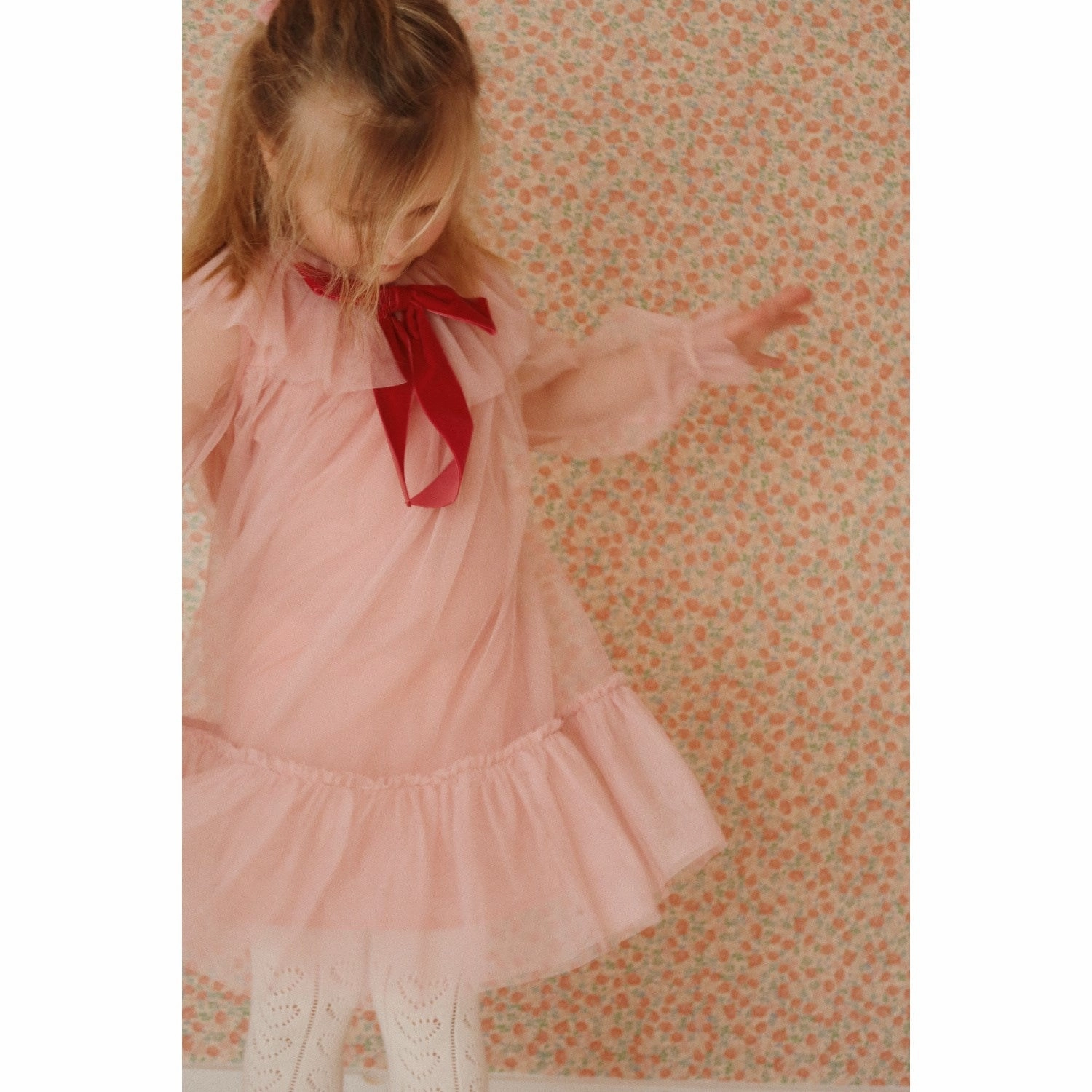 Konges Sl?jd Mellow Rose Bow Dress Seasonal Essential Day Fit