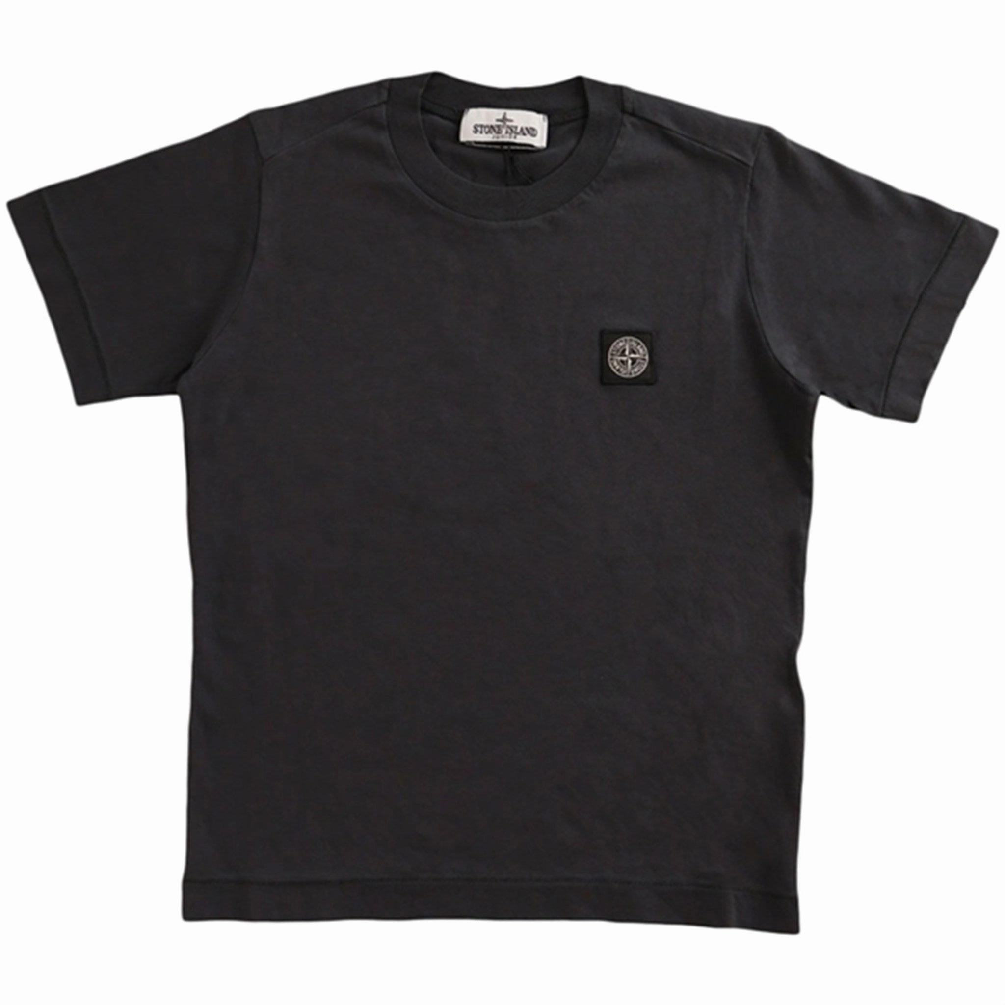 Versatile Top Travel Trend Stone Island T Shirt Black