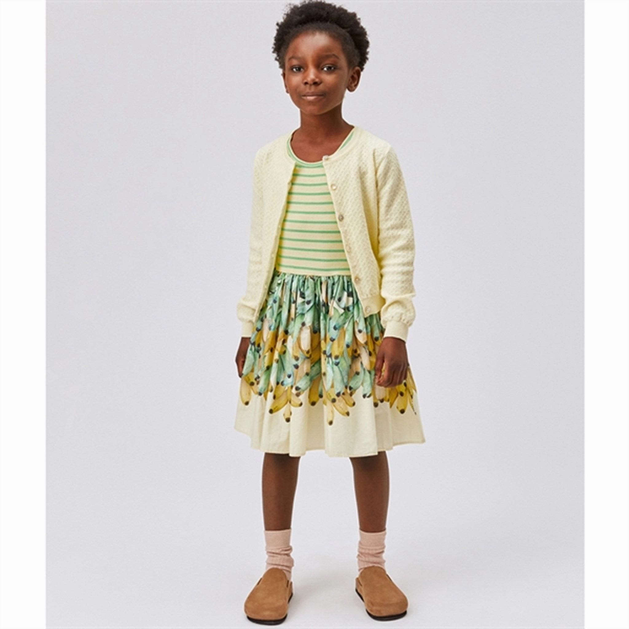 Molo Lots of Bananas Cassandra Dress Statement Look