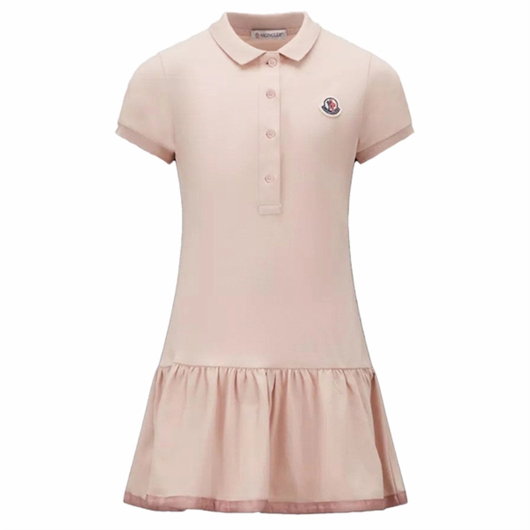 Perfect Fit Wear Piped-Edge Moncler Dress Pink