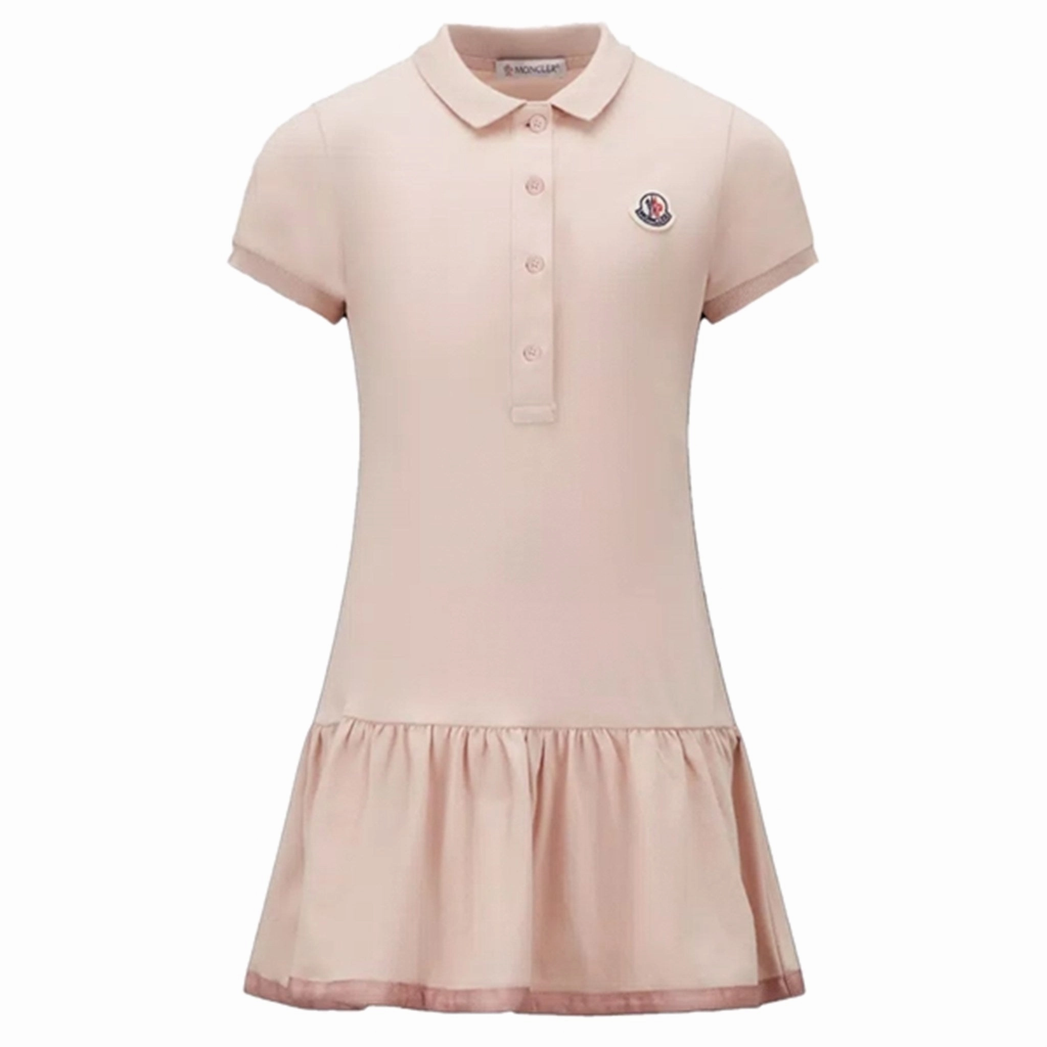 Moncler Dress Pink Metallic Finish
