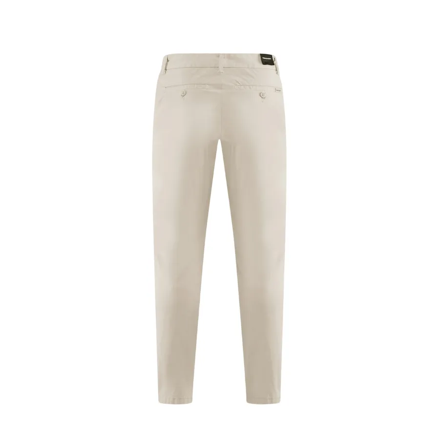 Bomboogie pantalone casual da uomo chino slim in popeline di cotone PMSPYTCG5 138 burro Professional Wear Flexible Activewear