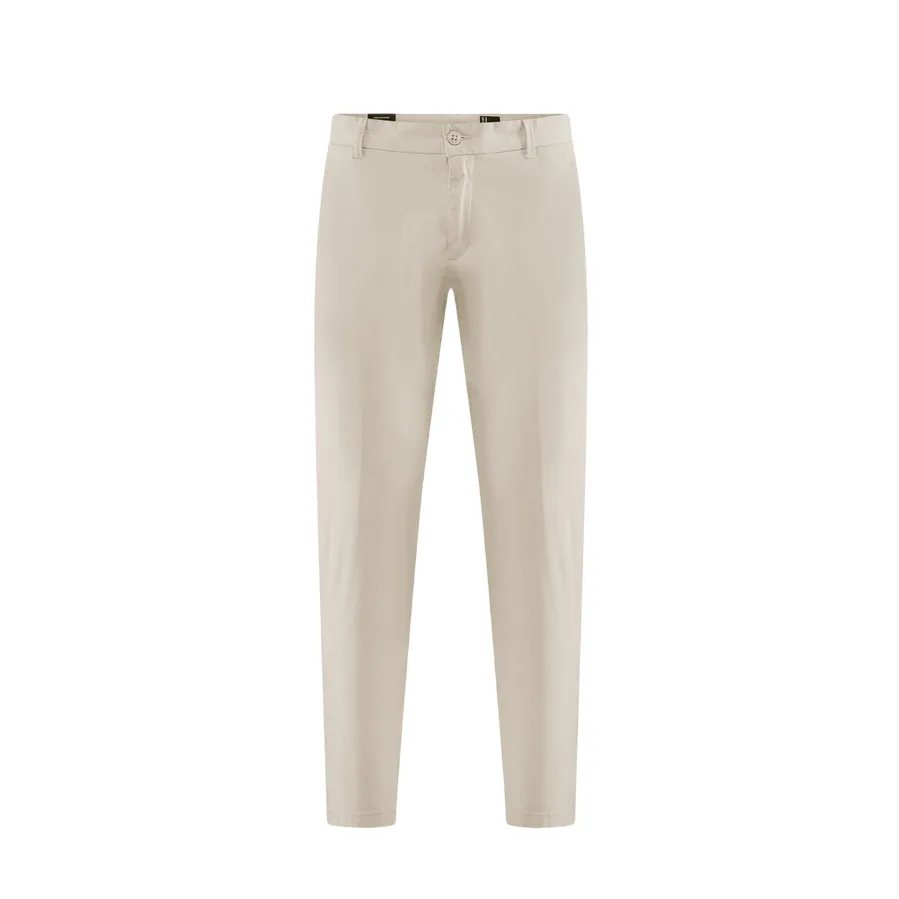 Bomboogie pantalone casual da uomo chino slim in popeline di cotone PMSPYTCG5 138 burro Quick Release Closure