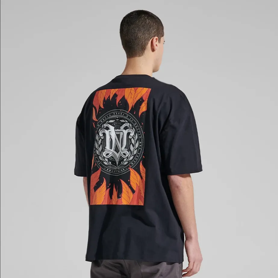 Dolly Noire T-Shirt manica corta Autunno Oversize Tee ts010-tb-01 black Cozy Layering Cozy Wardrobe