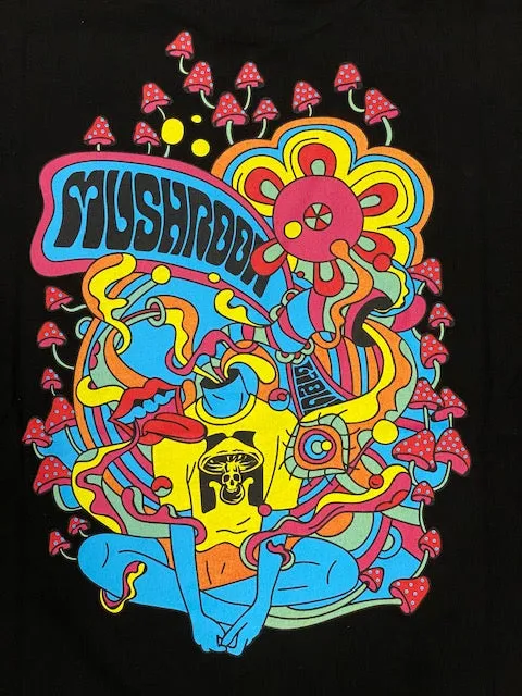 Weekend Comfort Mushroom T-shirt 19012-01 black