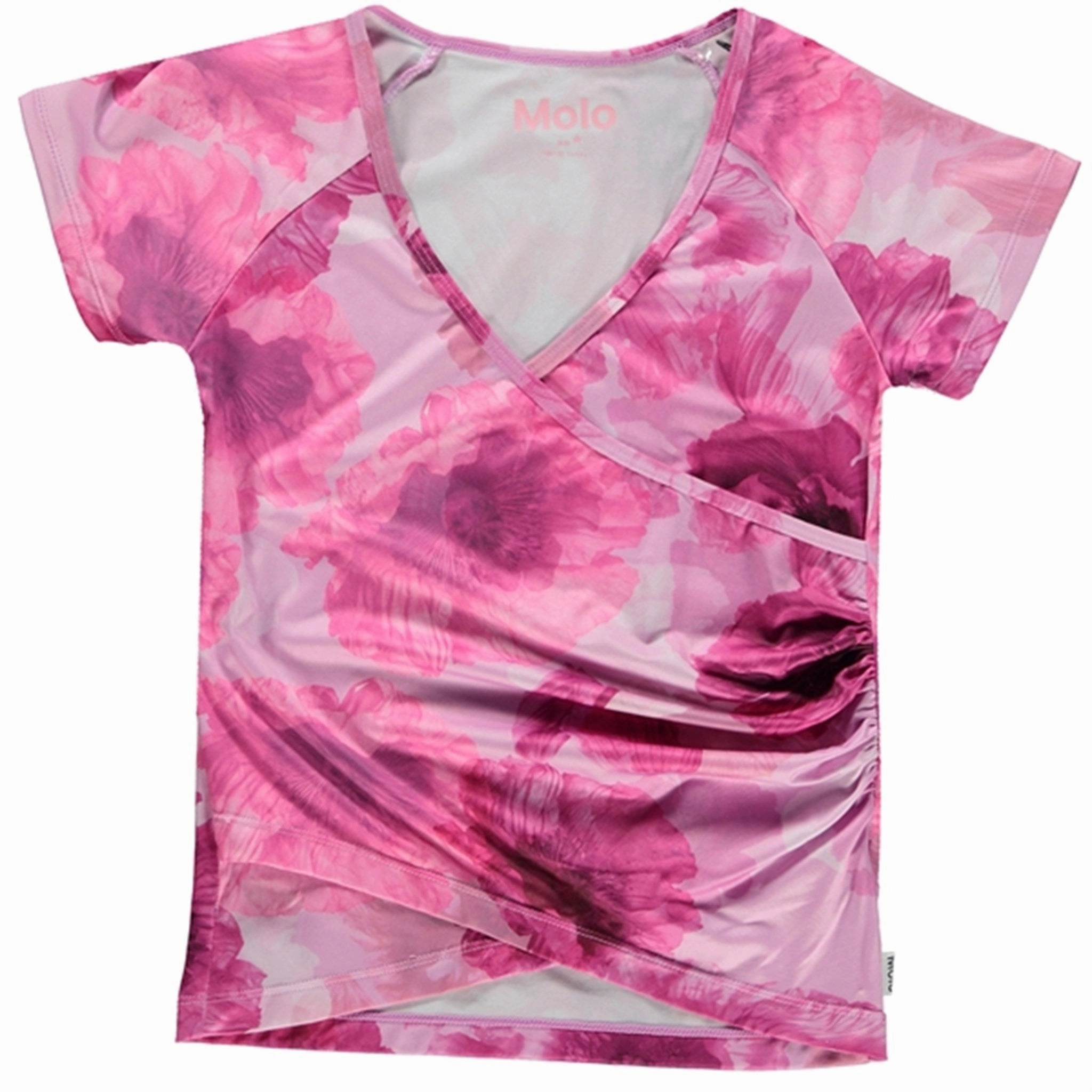 Ribbed collar Molo Exercise Dreamy Poppies Oaklee T-shirt