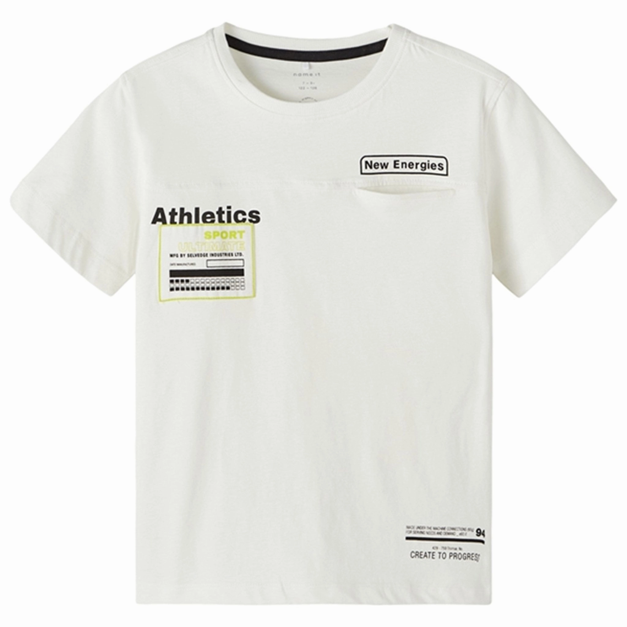 Functional Look Name it White Alyssum Koman Loose T-Shirt