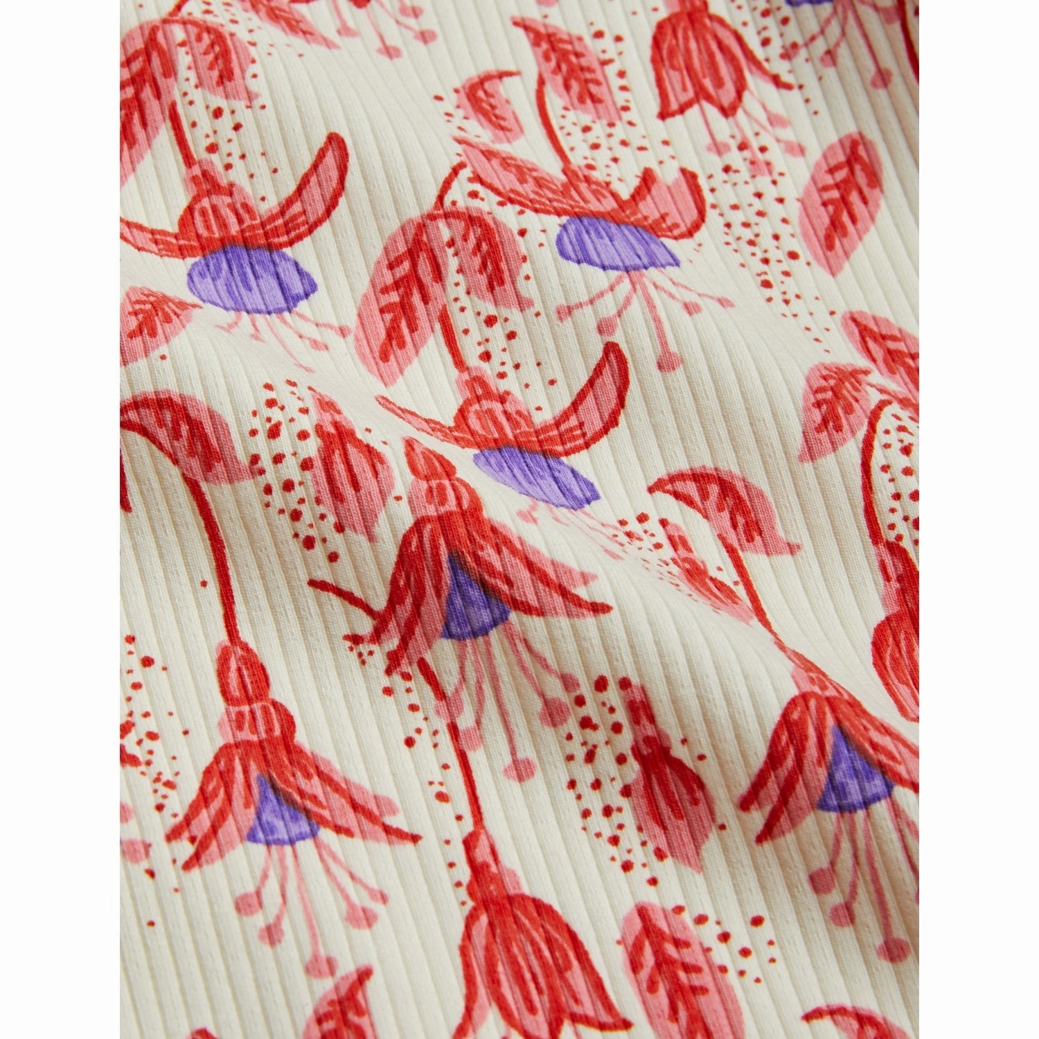 Weekend Look Shade Soft Mini Rodini Red Fuchsia Aop Dress