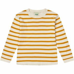 FUB ecru/sunflower Long Sleeve Tee Quick Release Placket