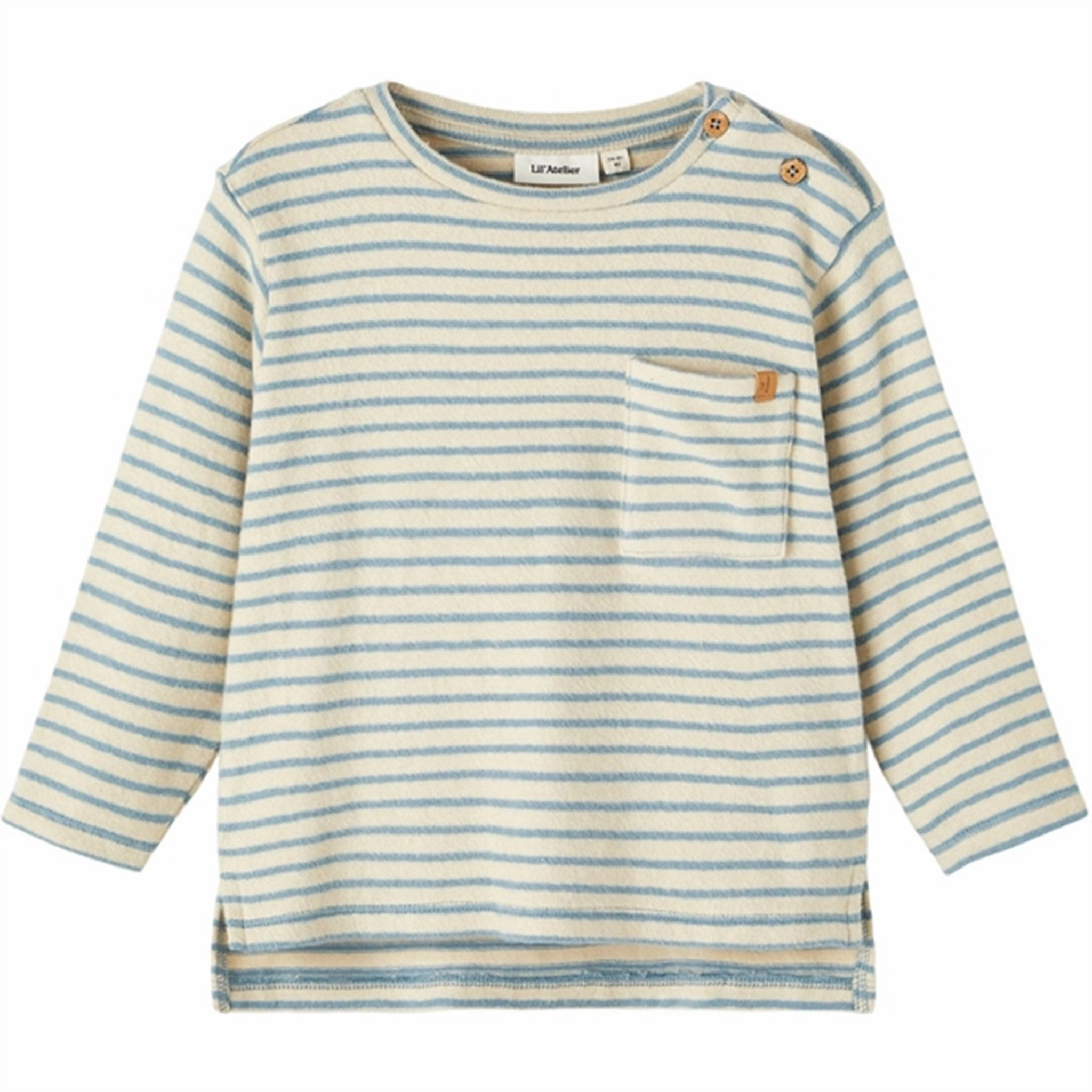 Lil'Atelier Smoke Blue Odo Loose Blouse Trendy Look