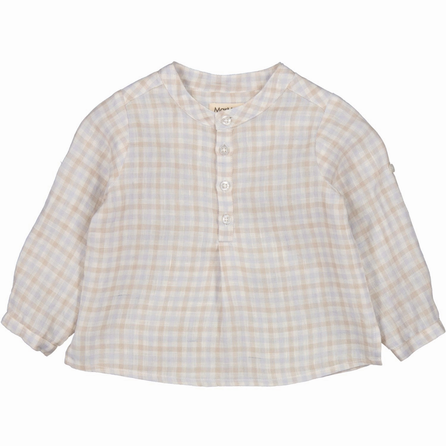MarMar Fine Linen Summer Check Totoro Shirt Outerwear Companion