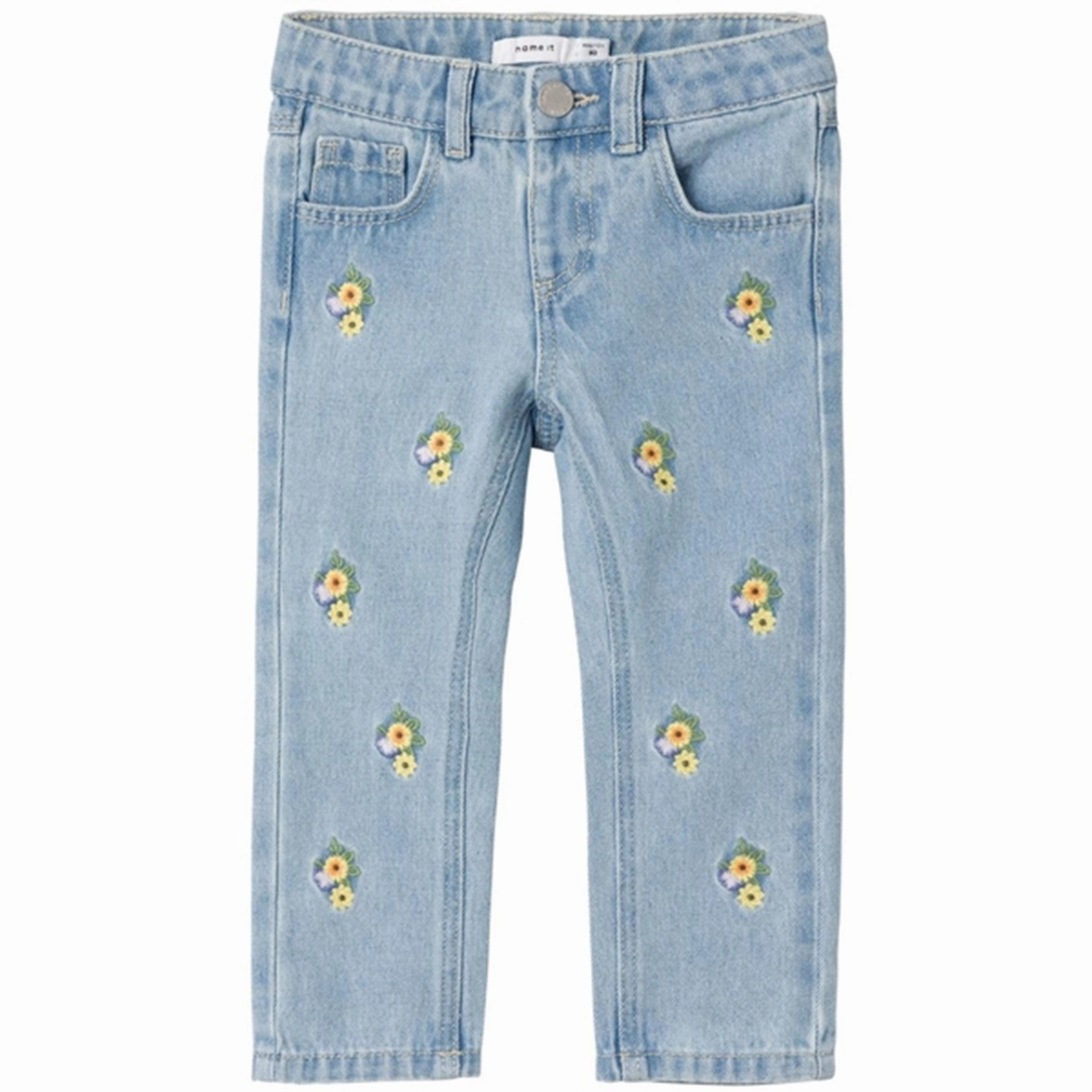 Versatile Fit Sustainable Beach Day Name it Light Blue Denim Rose Jeans