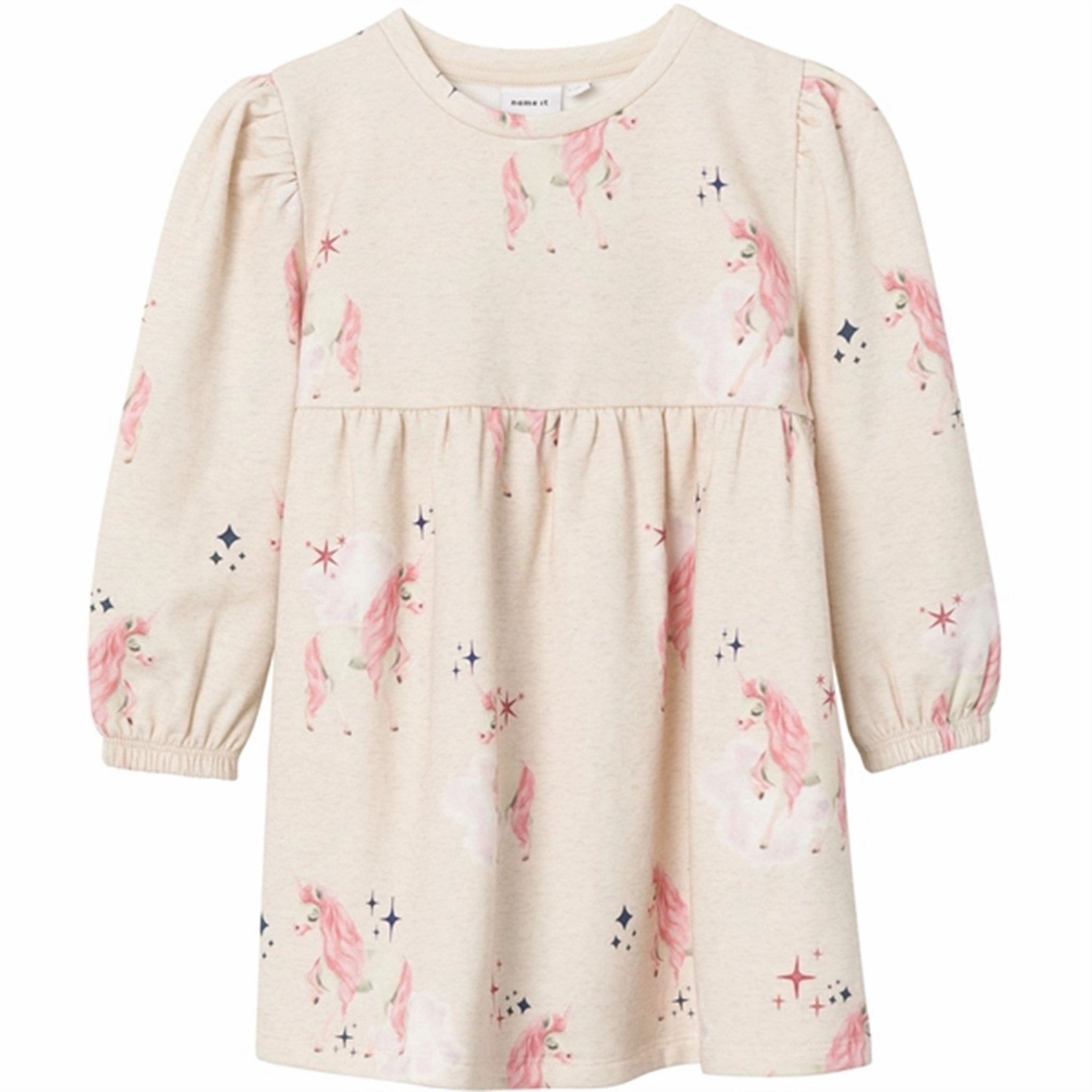 Name it Peyote Melange Numa Sweat Dress UVProtectiveLayer