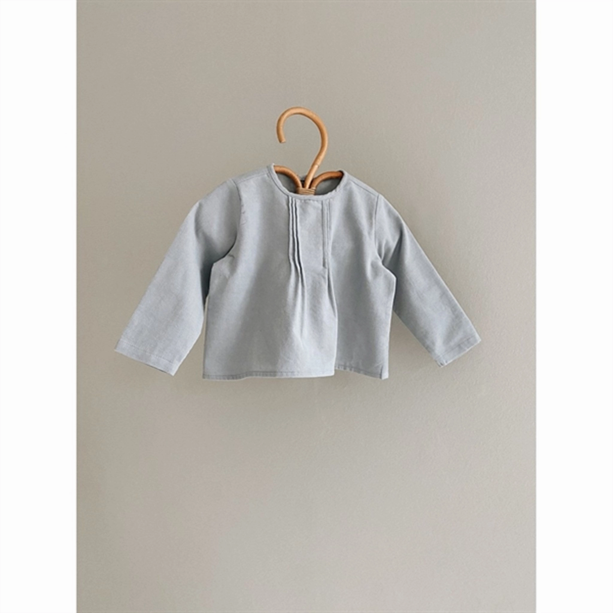 lalaby Barely Blue Holly Shirt Functional Design