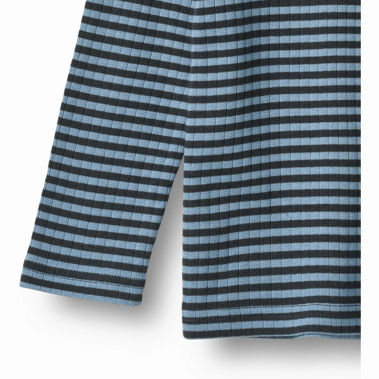 Premium Feel Cocktail Party Wheat Bright Blue Stripe Blouse Stig