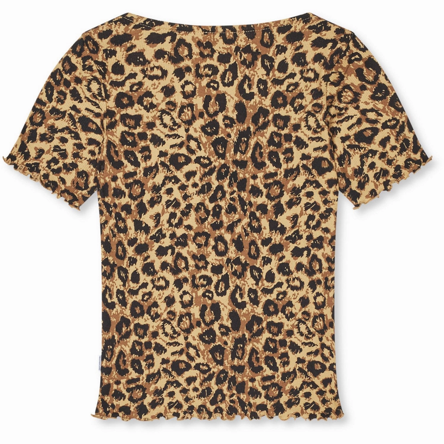 Dimensional Stability Weave Mads N?rgaard Leopard Aop/Black 2X2 Cotton Aop Tiki Tee