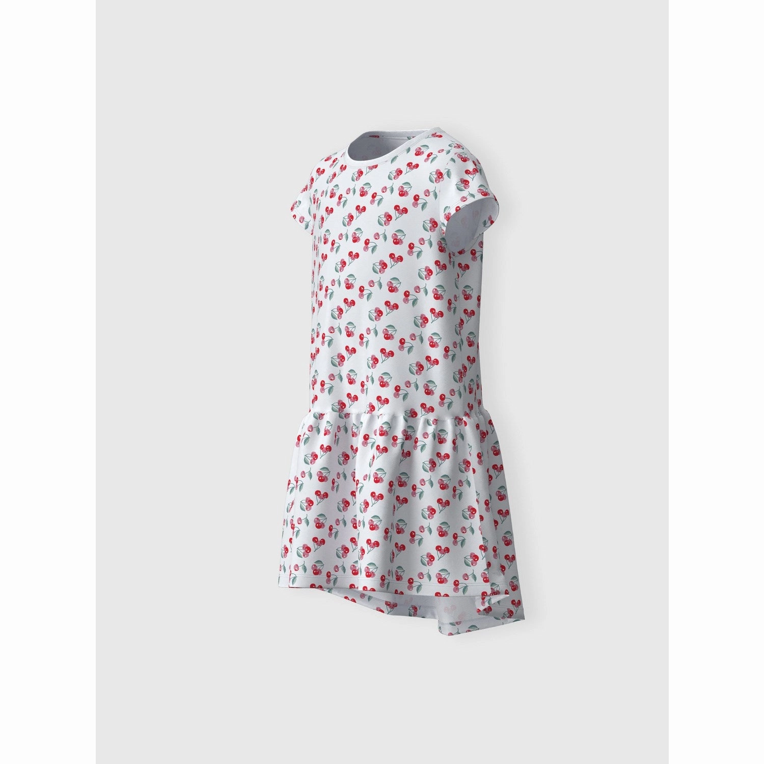 Fashionable outfit for outings Name It Bright White Cherries Vigga Dress
