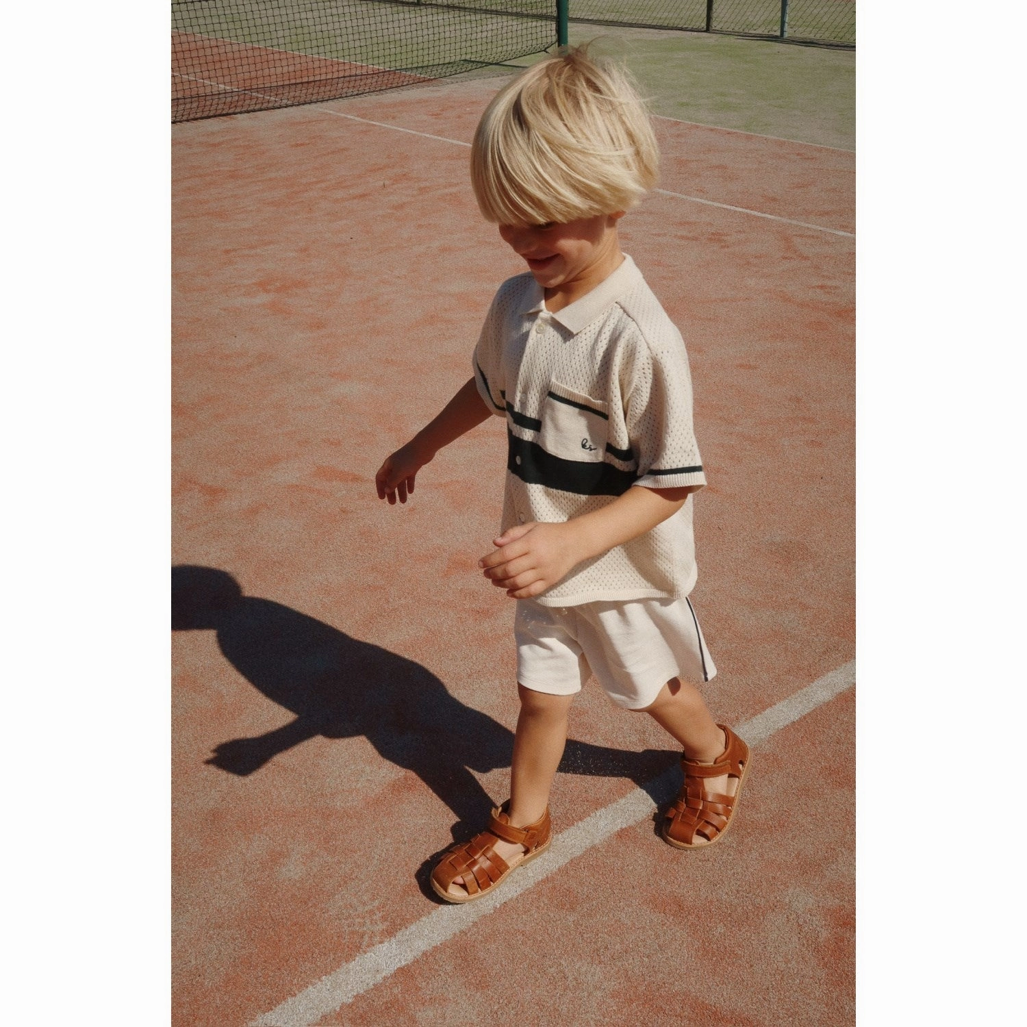 Edgy Design Bold Pattern Konges Sl?jd Pine Grove Hai Knit Shirt Gots