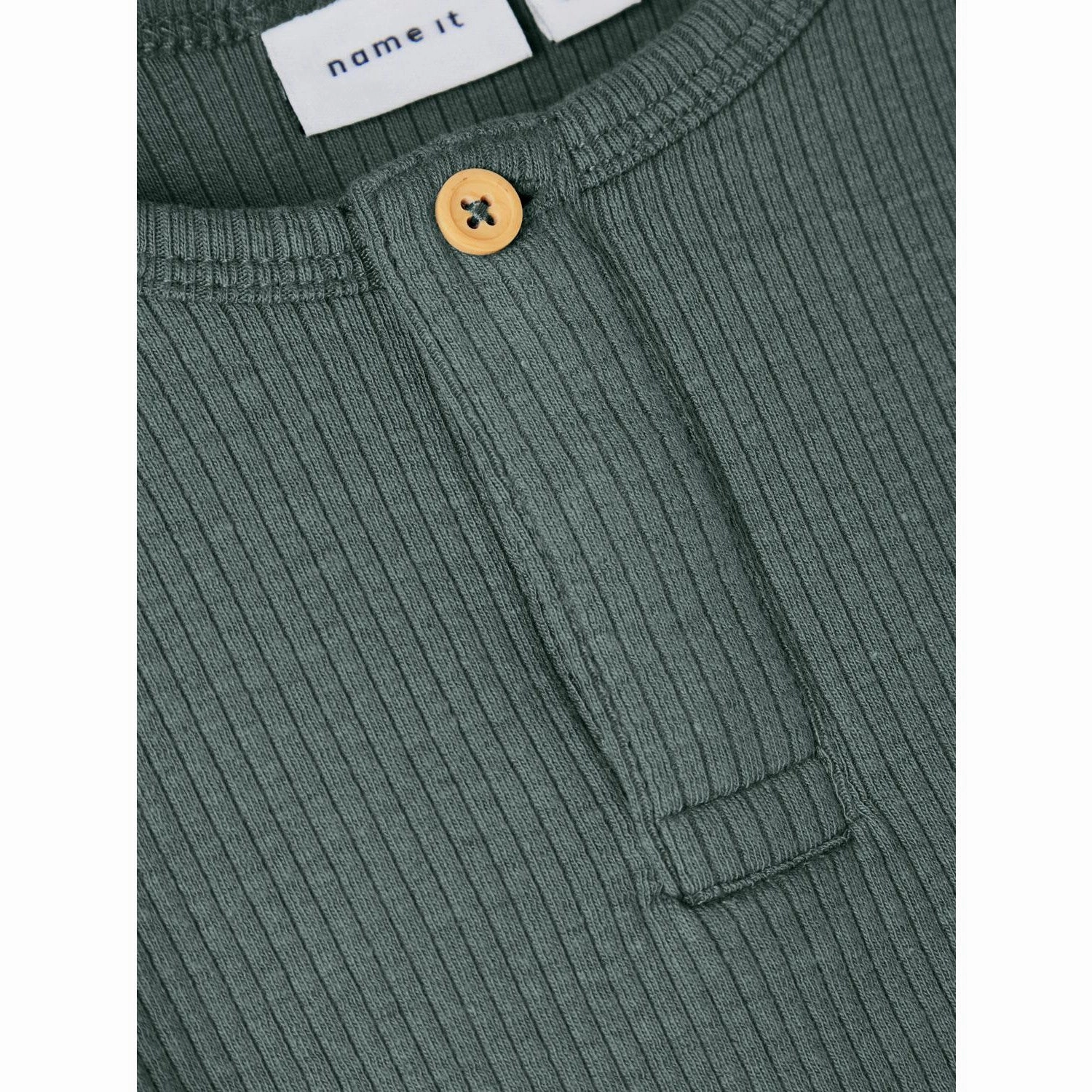 Athleisure Trend Name It Dark Forest Kabille Slim Blouse