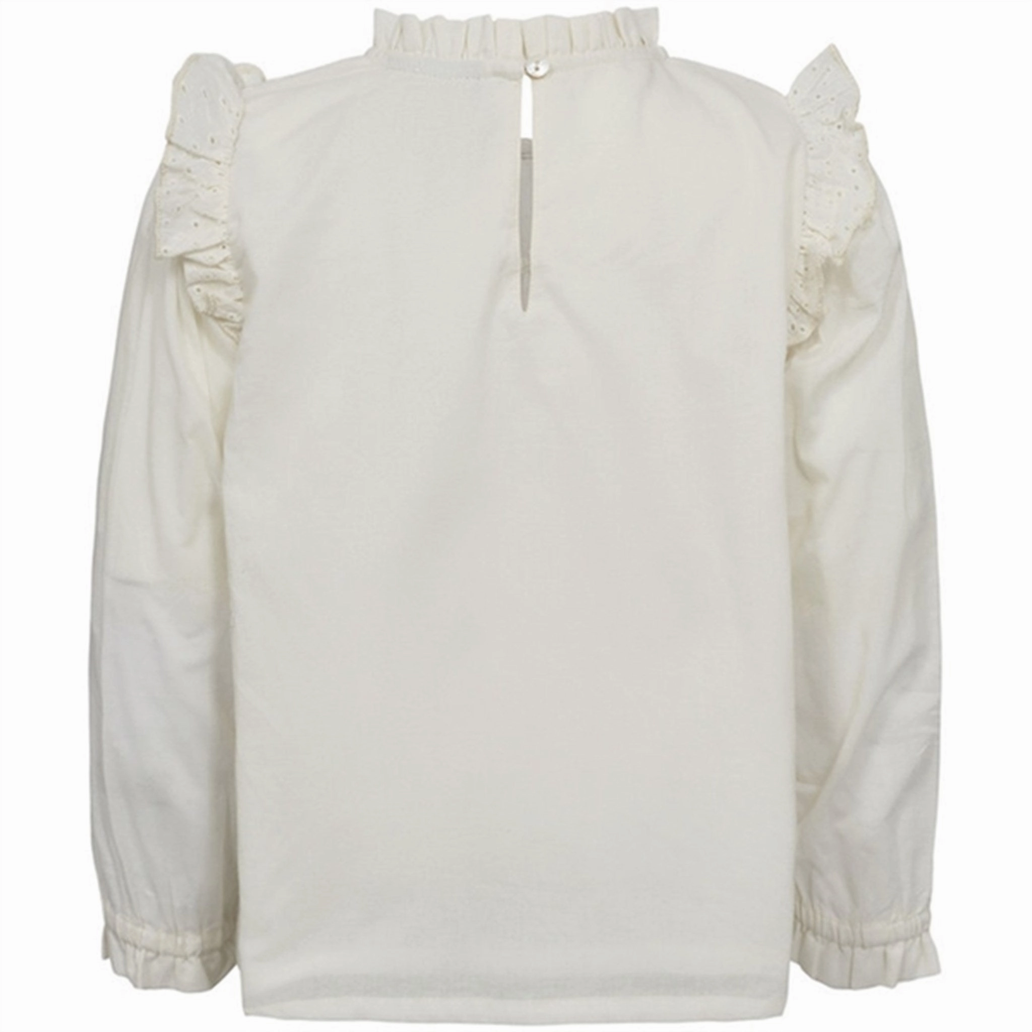 Sofie Schnoor Antique White Blouse Designer Touch Eye-Catching Pattern