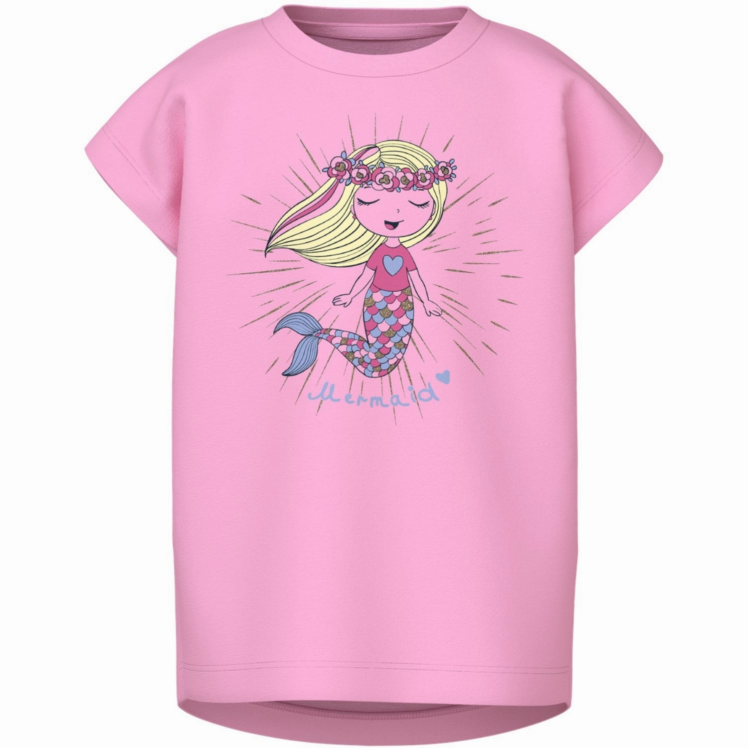 Airflow Ventilation System Minimal Comfort Wear Name It Pink Frosting Mermaid Violet T-Shirt